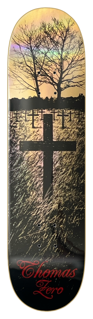 ZERO THOMAS LIFE AND DEATH GOLD DECK 8.25 – Disrupt Skateshop